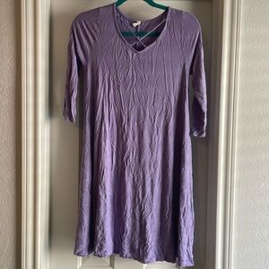 Lilac swing dress